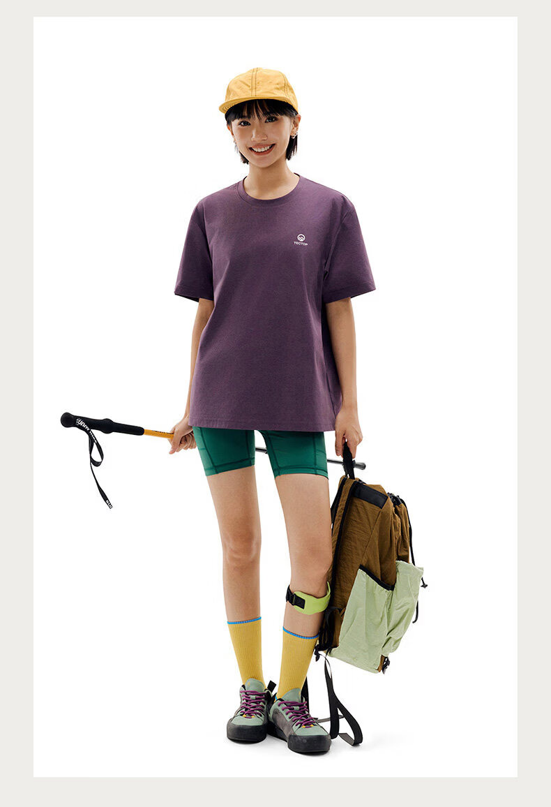 TECTOP Quick-Dry Short Sleeve T-Shirt UV Protection Antibacterial Breathable Sports Top 18